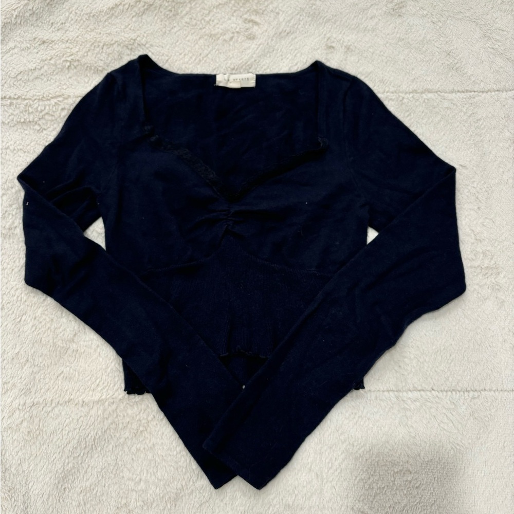 navy blue pacsun long sleeve